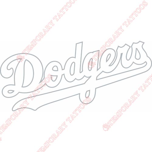 Los Angeles Dodgers Customize Temporary Tattoos Stickers NO.1658